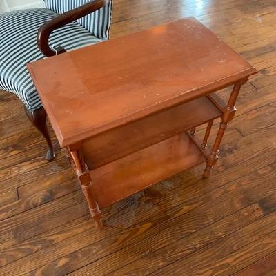 Wood Side Table $45