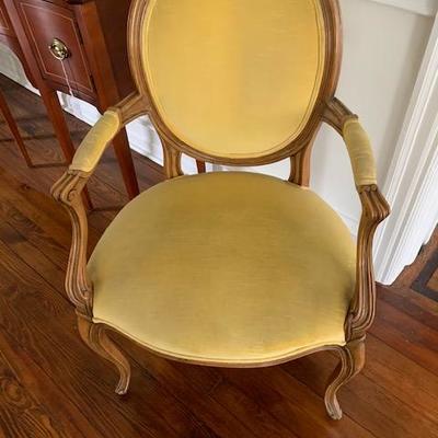 Antique French Parlor Chair $70