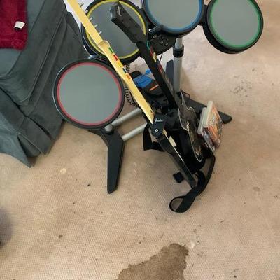 Guitars, Drums and Games for Guitar Hero $75