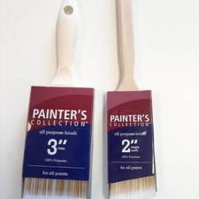 (2) Paint Brushes All Paint Types Painter's Collection - 2 and 3