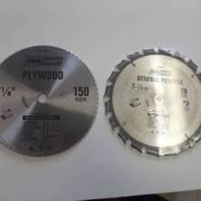 (2) Tool Shop 7-14 In Saw Blades