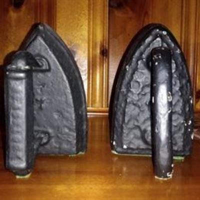 Pair of iron bookends $15.00 
