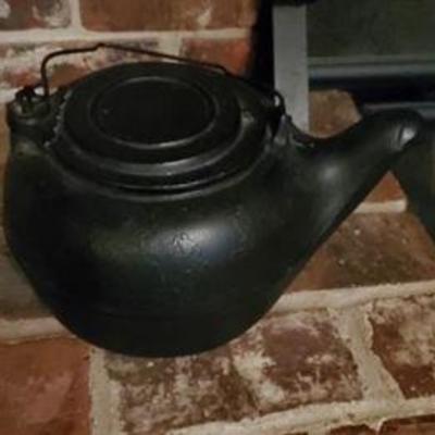 Iron teapot marked number 8 $25.00 