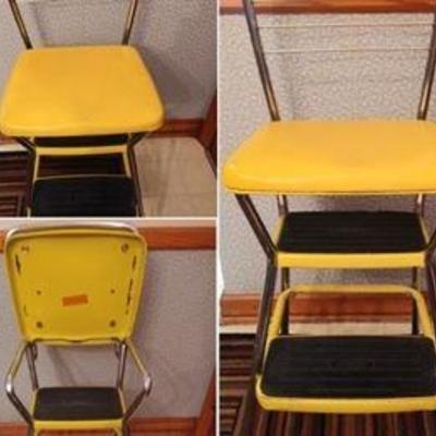 Great old yellow step ladder $20.00 