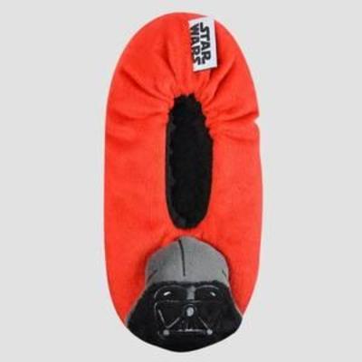 Boys' Star Wars Darth Vader Slipper Socks - Red ML, Boy's, Size MediumLarge