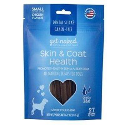 Get Naked Skin & Coat Health Dental Grain-Free Sticks Dog Treats, 6.2-Oz