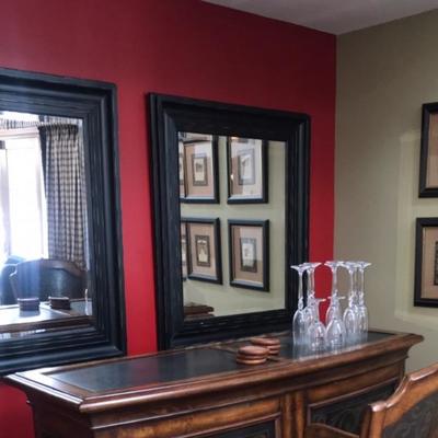 $225 Have 1 Left 
Crate Barrel Rustic Mirrors