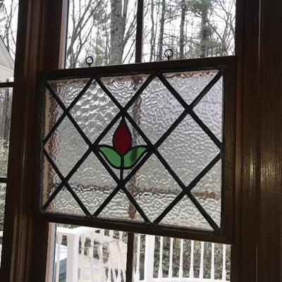 $95 Vintage Stain Glass 