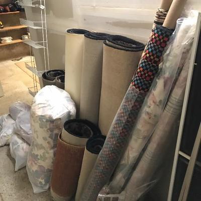 Lots and lots of custom pillows, rugs, runners and matching larger rugs 