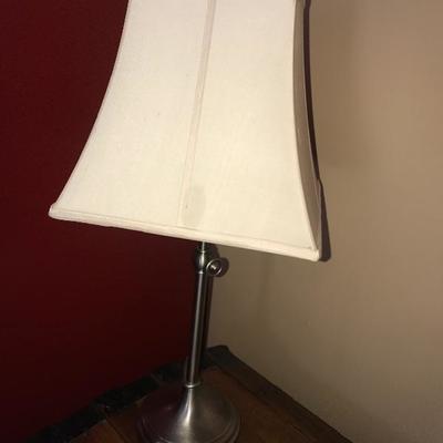 SOLD 
$75 Brush Nickel Lamps