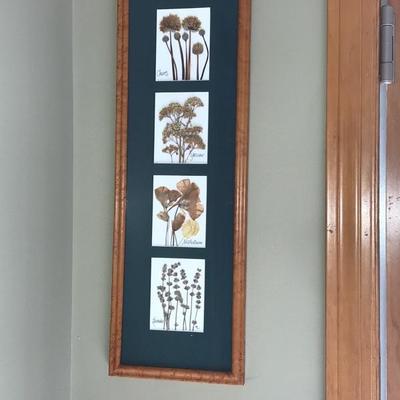 SOLD
$45 Pressed flower Picture Birdseye Frame 