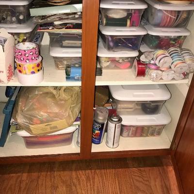Tons of crafts supplies