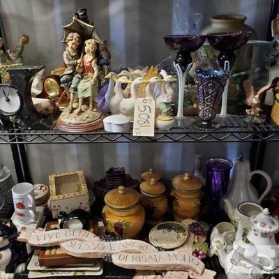 Riverside PA Auction Auction 2 of 2 Decorative Items, Figurines, Jars, And More