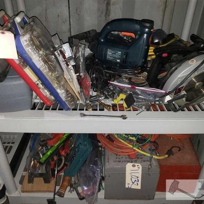 Table Saw, Drill Bits, Wrench, Extension Cords, And More
