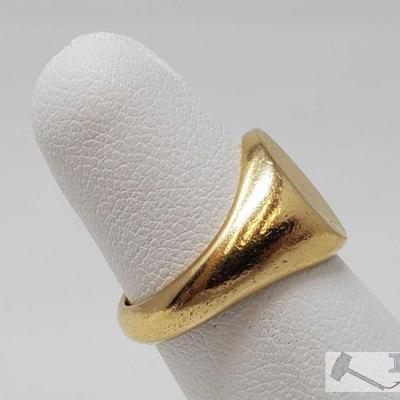 556	

14k Gold Ring, 8.1g
Weighs Approx 8.1g, Size Approx 4