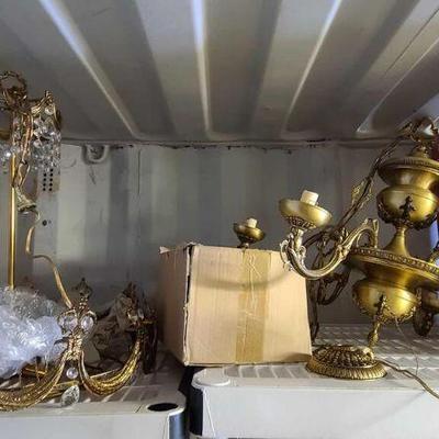 Riverside PA Auction Auction 2 of 2 2 Chandeliers