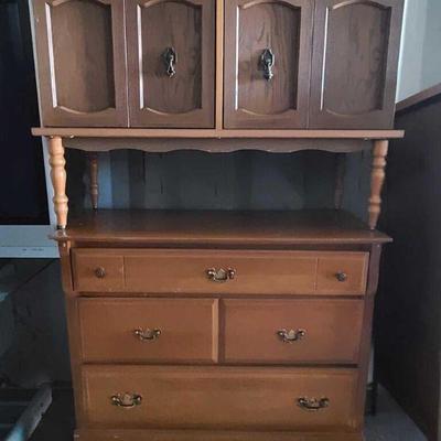 Vintage Dresser and Record Cabinet