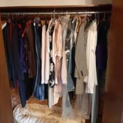 Contents of closet - women clothes