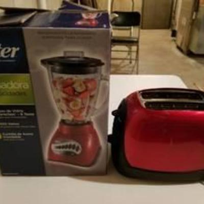 Blender & Toaster RED