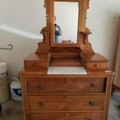 Eastlake Dresser w Cove and Pin Joints