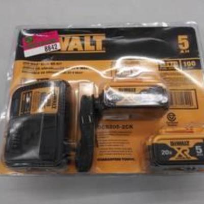 Dewalt 20V MAX Battery Starter Kit with 2 Batteries