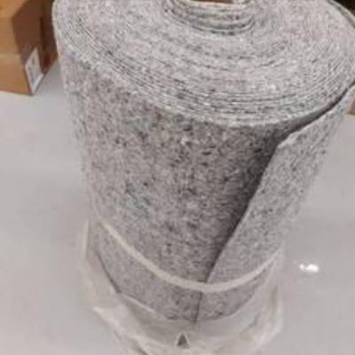 large roll of commercial carpet underlayment