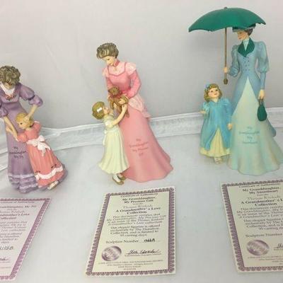 https://www.ebay.com/itm/124164060049	BR026: Thomas Kinkade A Grandmother's Love Figurine Collection, 7