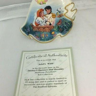 https://www.ebay.com/itm/124164059447	BR025: Disney "Ariel's Wish" Bradford Exchange Editions Figurine 11th Issue 6"...