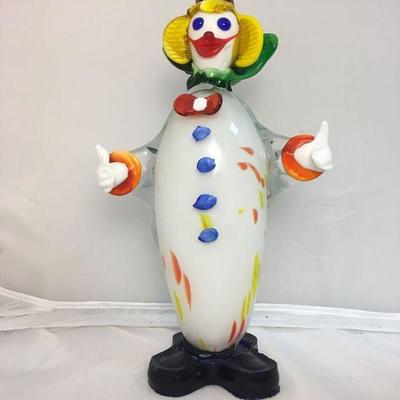 https://www.ebay.com/itm/124173552915	KB0143: Vintage Handblown Glass Clown	$50 
