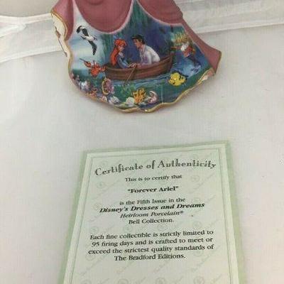 https://www.ebay.com/itm/124164057432	BR024: Disney "Forever Ariel" Bradford Exchange Editions Figurine 5th Issue 6"	 $40 
