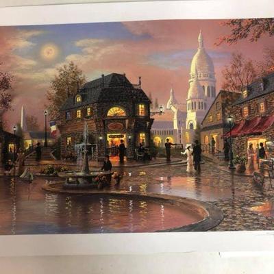 https://www.ebay.com/itm/124135533193	Cma2002: Kenneth Shotwell ""Paris Interlude- Fall"" Signed and #/2250...