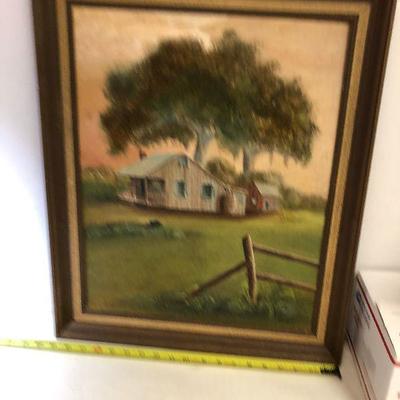 https://www.ebay.com/itm/114218433936	LAN9830: Cajun County Armand 1977 Oil on Board Framed Hanging Wall Art	 $95.00 
