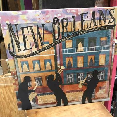 https://www.ebay.com/itm/114188201147	PA054 New Orleans French Quarter Hanging Wall Art 24" X 24"	 $15 
