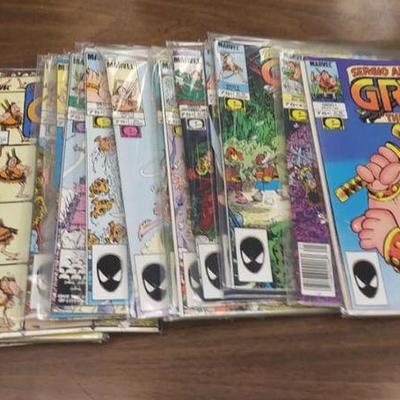 https://www.ebay.com/itm/114173827999	BOX043A Sergio Aragone's GROO THE WANDERER COMIC BOOK lot. Contains books 1 thru 42. 	 $70 
