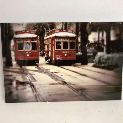 https://www.ebay.com/itm/124154811030	PA052: New Orleans Red Streetcars Tin Type Hanging Wall Art 	 $40 
