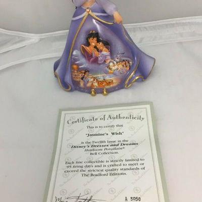 https://www.ebay.com/itm/114197592146	BR021: Disney "Jasmine's Wish" Bradford Exchange Editions Figurine 12th issue...