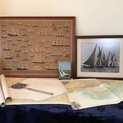 Nautical Maps, Prints, & More