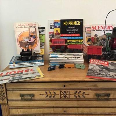 Railroad Lantern, Train Magazines & More