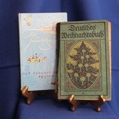 Lot300: 2 German Books-One with detached cover and loose pages   $15