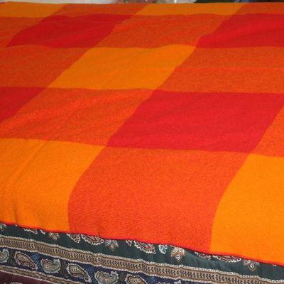 Lot 379: Woven Wool Throw  $55