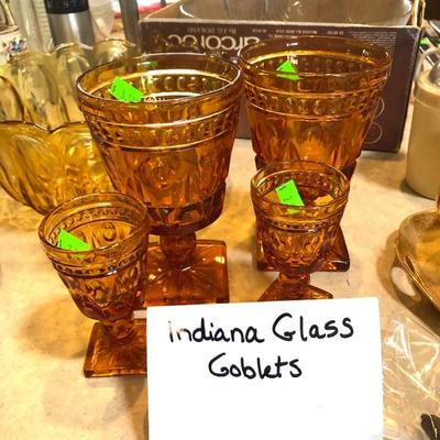 Indiana Glass Goblets
