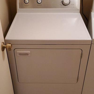 #2 - Maytag Admiral Dryer, electric, older but lightly used in snowbird's vacation home, very clean, well taken care of, works great,...