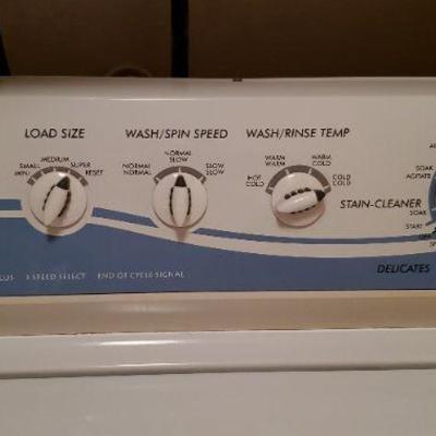 #1 - Maytag Admiral Washer, older but lightly used in snowbird's vacation home, very clean, well taken care of, works great, comes with...