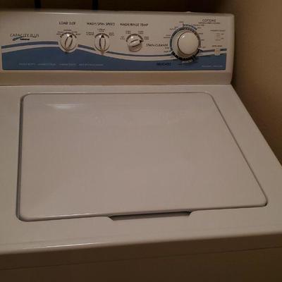 #1 - Maytag Admiral Washer, older but lightly used in snowbird's vacation home, very clean, well taken care of, works great, comes with...