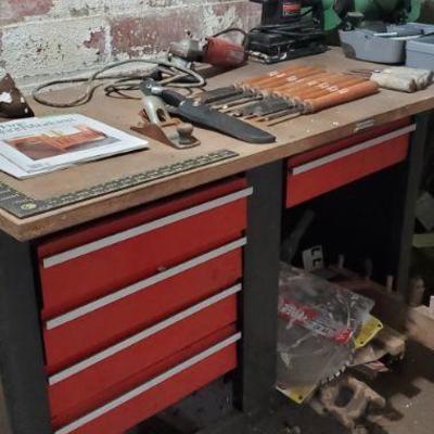 Sander Grinder Wood Turning Tools Craftsman Work Bench