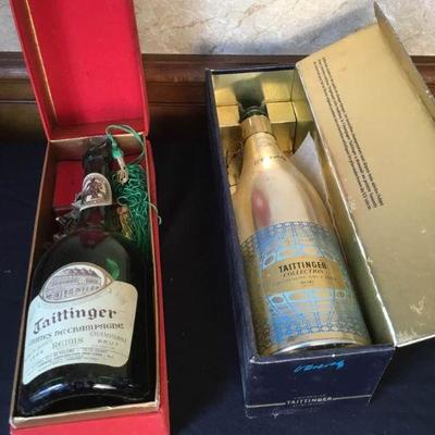 Taittinger Champagne Bottles