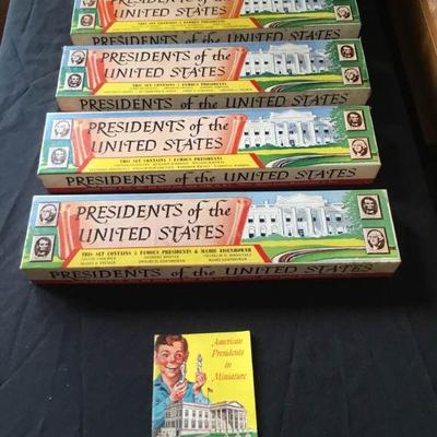 Marx Presidents of the United States in Miniature Series 1 through 5