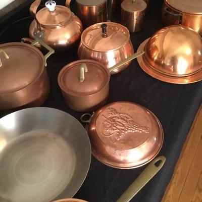 Copper Cookware and Decor