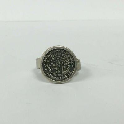 https://www.ebay.com/itm/114221816108	KB0147: Sterling Silver Adjustable Water Meter Ring	 $20 	Buy-IT-Now
