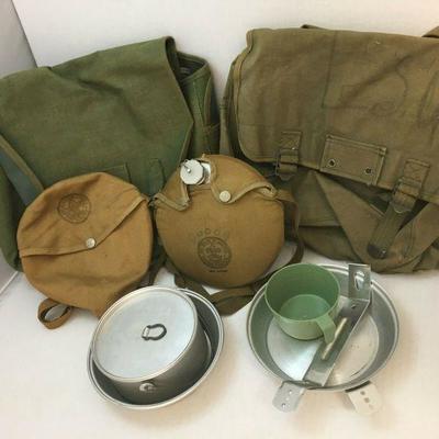 https://www.ebay.com/itm/124185085436	KB0162: Vintage Boy Scouts of America Lot; mess kit, canteen, 2 backpacks	 Auction 	Starts 05/12/2020

